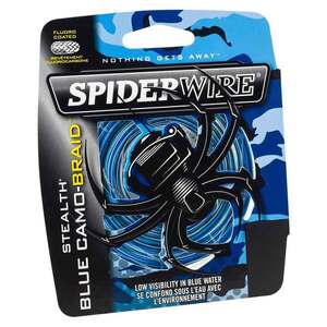SpiderWire Stealth Blue Camo Braided Fishing Line