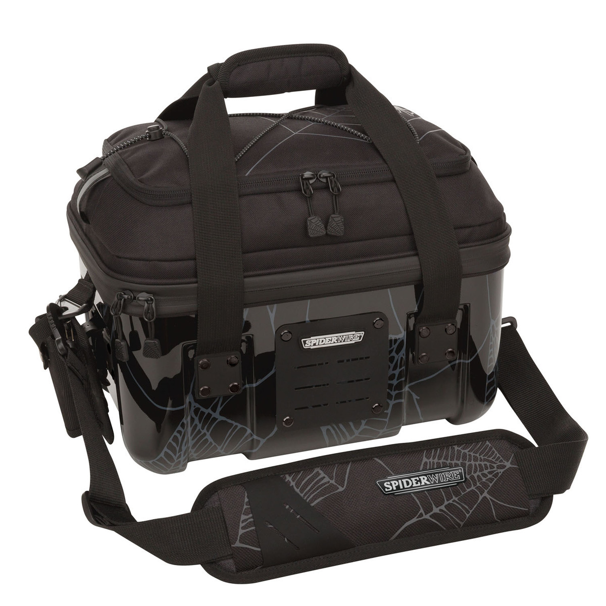 Spiderwire Stealth Soft Tackle Bag - Black - Black Spiderwire Stealth Soft Tackle Bag - Black - Black