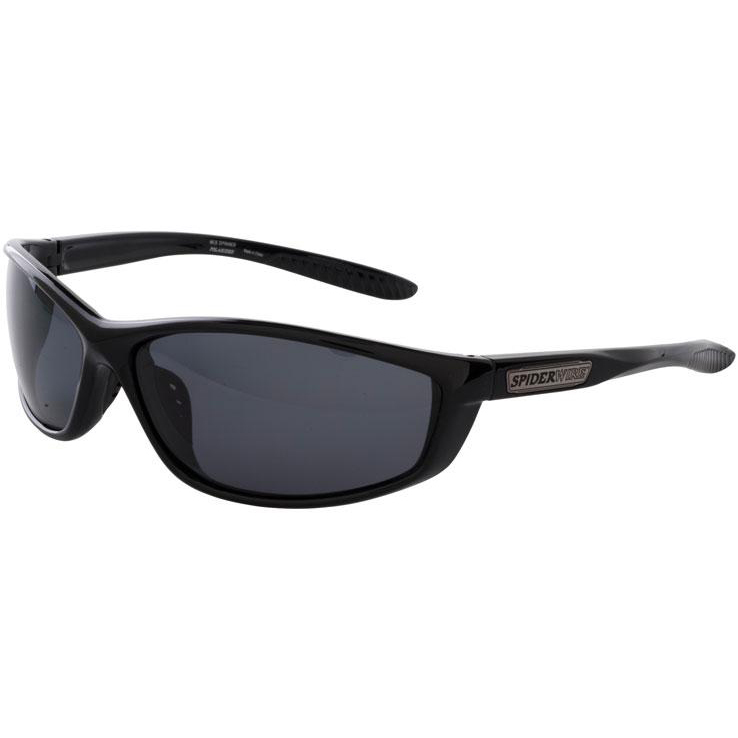 Spiderwire Web Spinner Polarized Sunglasses - Gloss Black/Smoke Spiderwire Web Spinner Polarized Sunglasses - Gloss Black/Smoke
