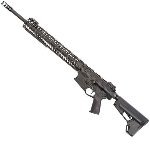 Spikes Tactical Roadhouse 7.62mm NATO 20in Black Anodized Semi Automatic Modern Sporting Rifle - No Magazine - Black image