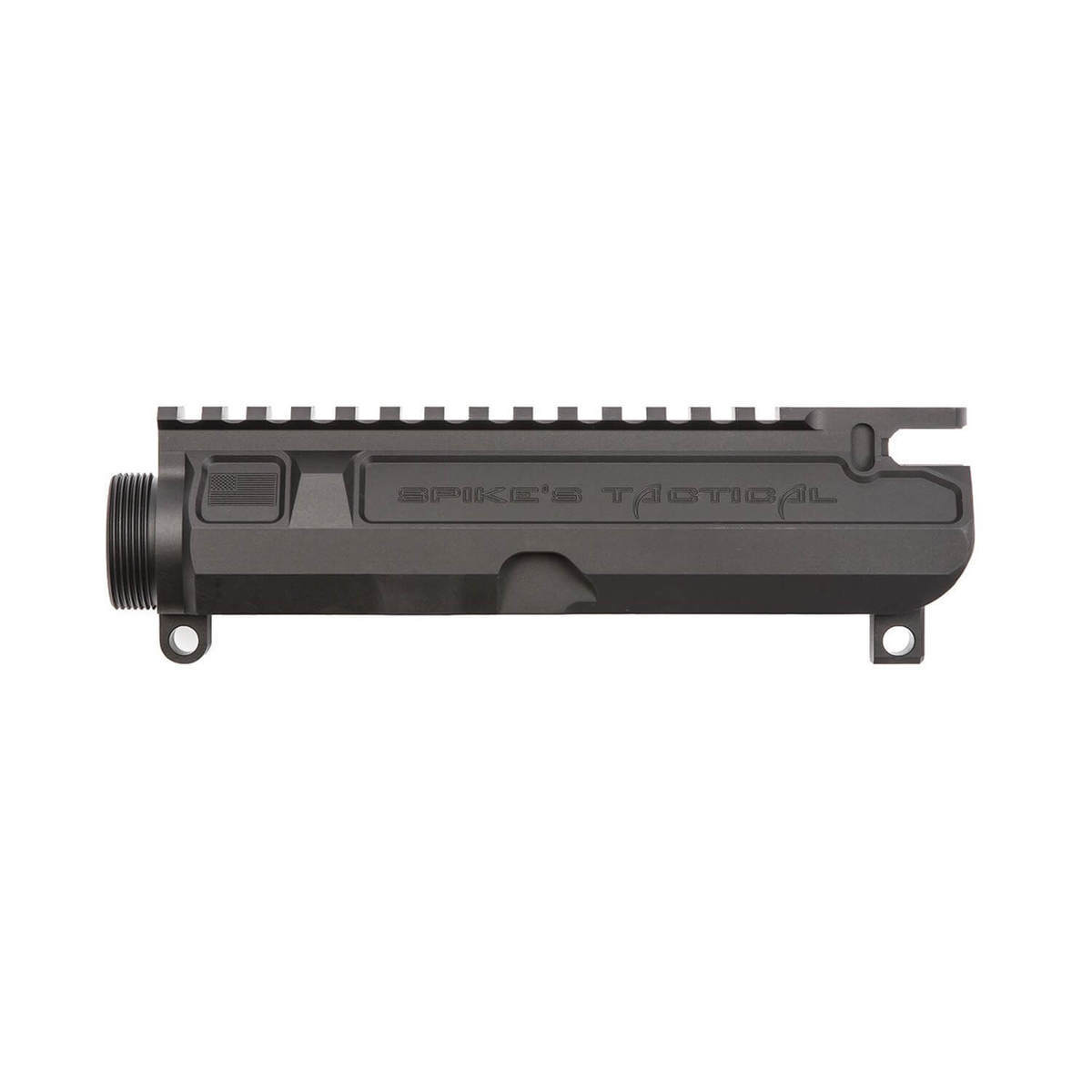 Spikes Tactical Gen II Mil-Spec Barrel Nut Black Upper Rifle Receiver - Black Spikes Tactical Gen II Mil-Spec Barrel Nut Black Upper Rifle Receiver - Black