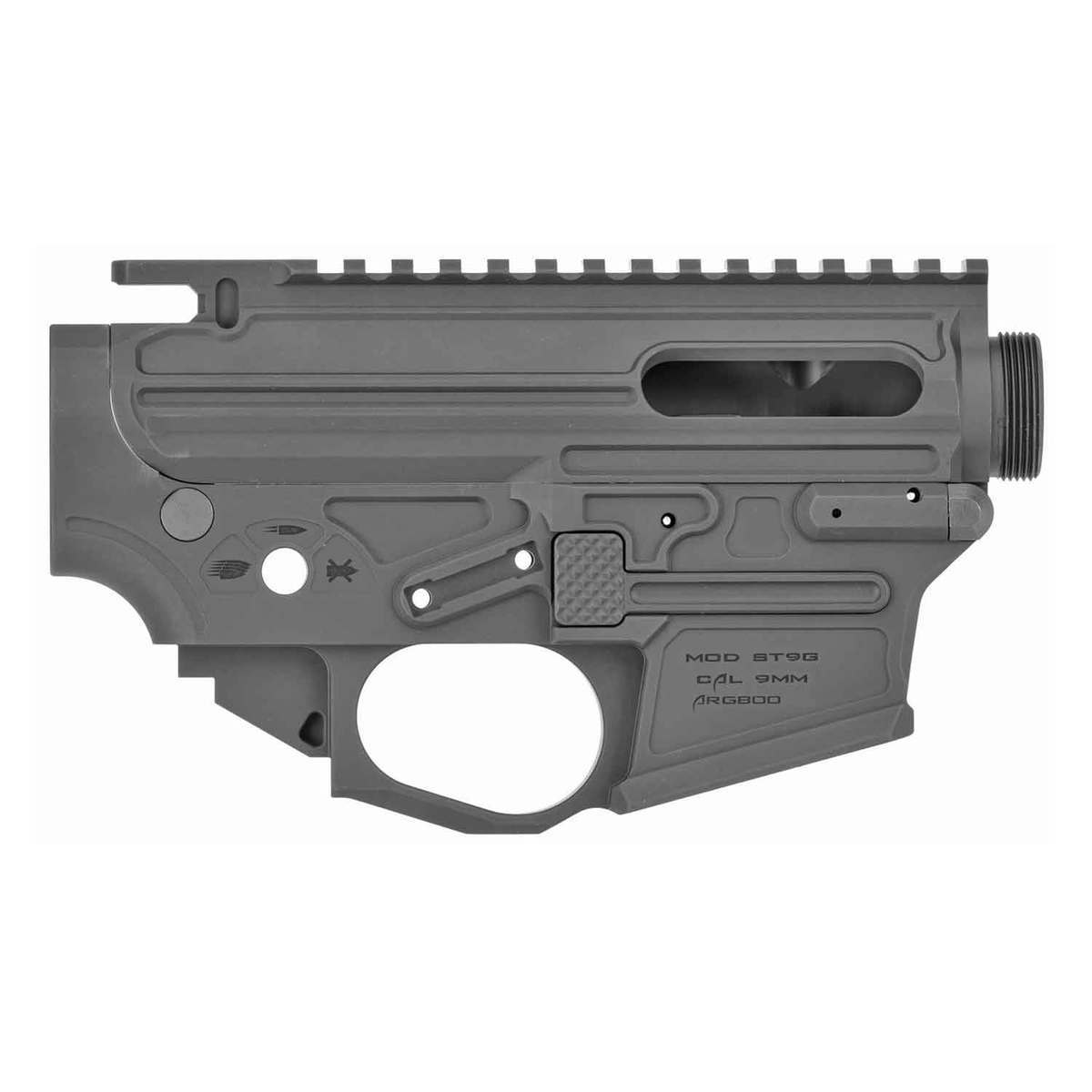 Spikes Tactical Gen II Upper/Lower 9mm Luger Billet Receiver Set - Glock Magazine Spikes Tactical Gen II Upper/Lower 9mm Luger Billet Receiver Set - Glock Magazine