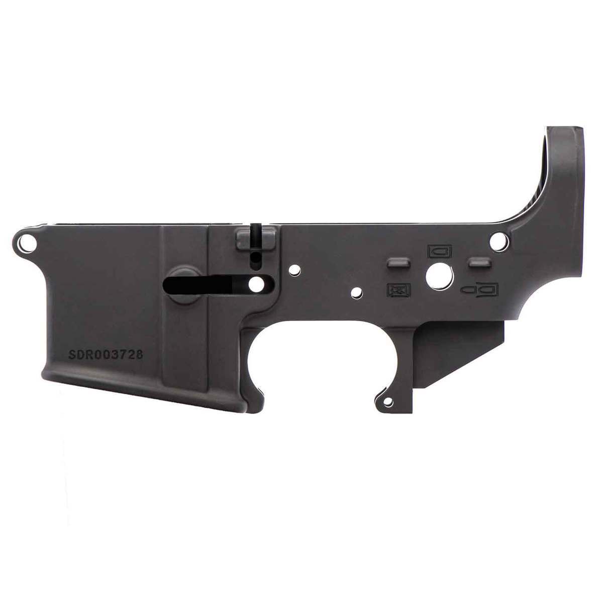Spikes Tactical No Logo Black Open Stripped Lower Receiver Spikes Tactical No Logo Black Open Stripped Lower Receiver