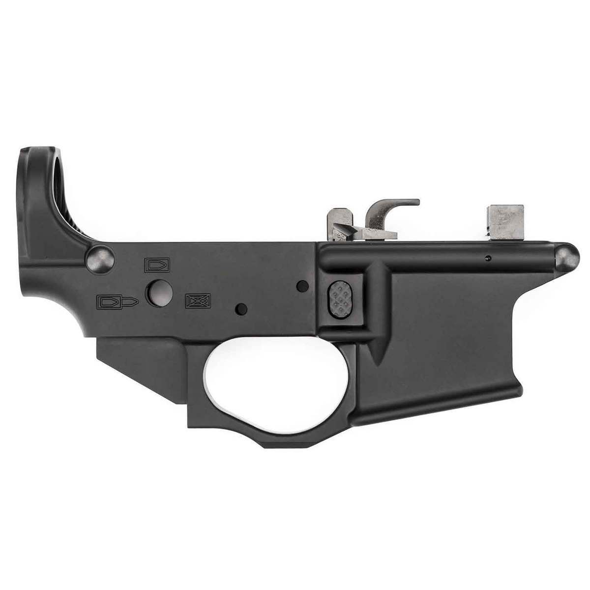 Spikes Tactical Spider 9MM Luger Colt Style Magazine Black Stripped Lower Receiver Spikes Tactical Spider 9MM Luger Colt Style Magazine Black Stripped Lower Receiver