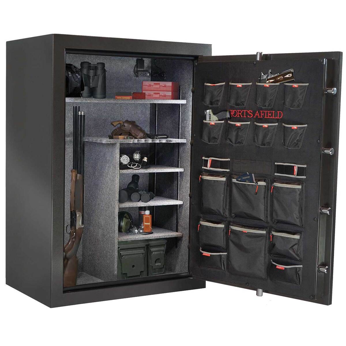 Sports Afield Haven 56 Gun Safe - Dark Gray - Gray Sports Afield Haven 56 Gun Safe - Dark Gray - Gray