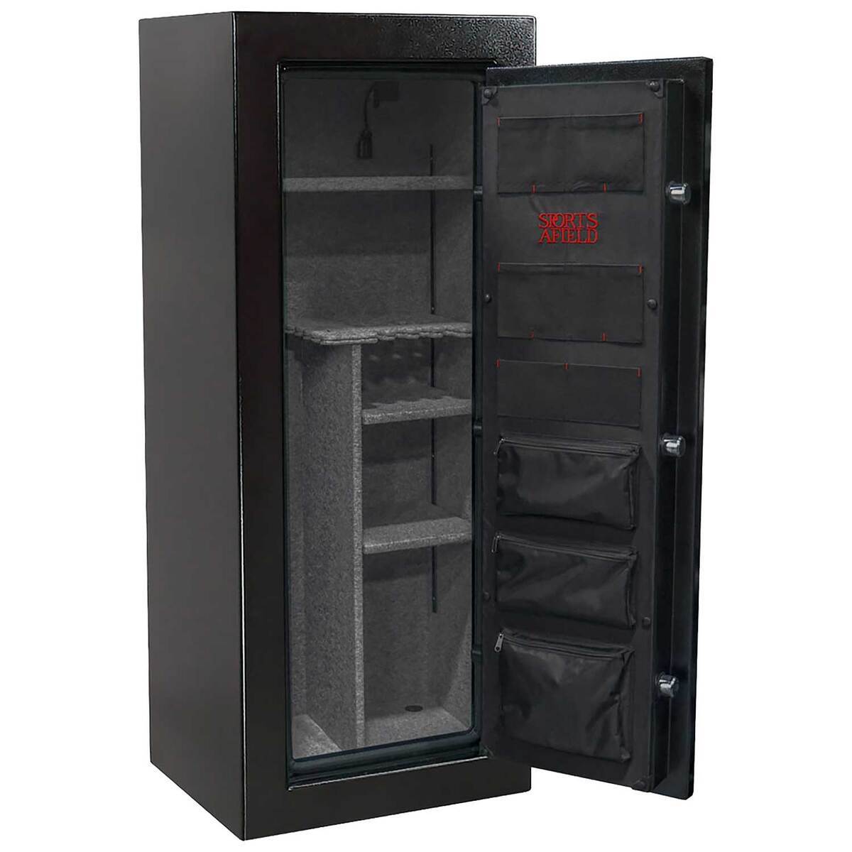 Sports Afield Preserve 24 + 4 Gun Safe - Black - Black Sports Afield Preserve 24 + 4 Gun Safe - Black - Black