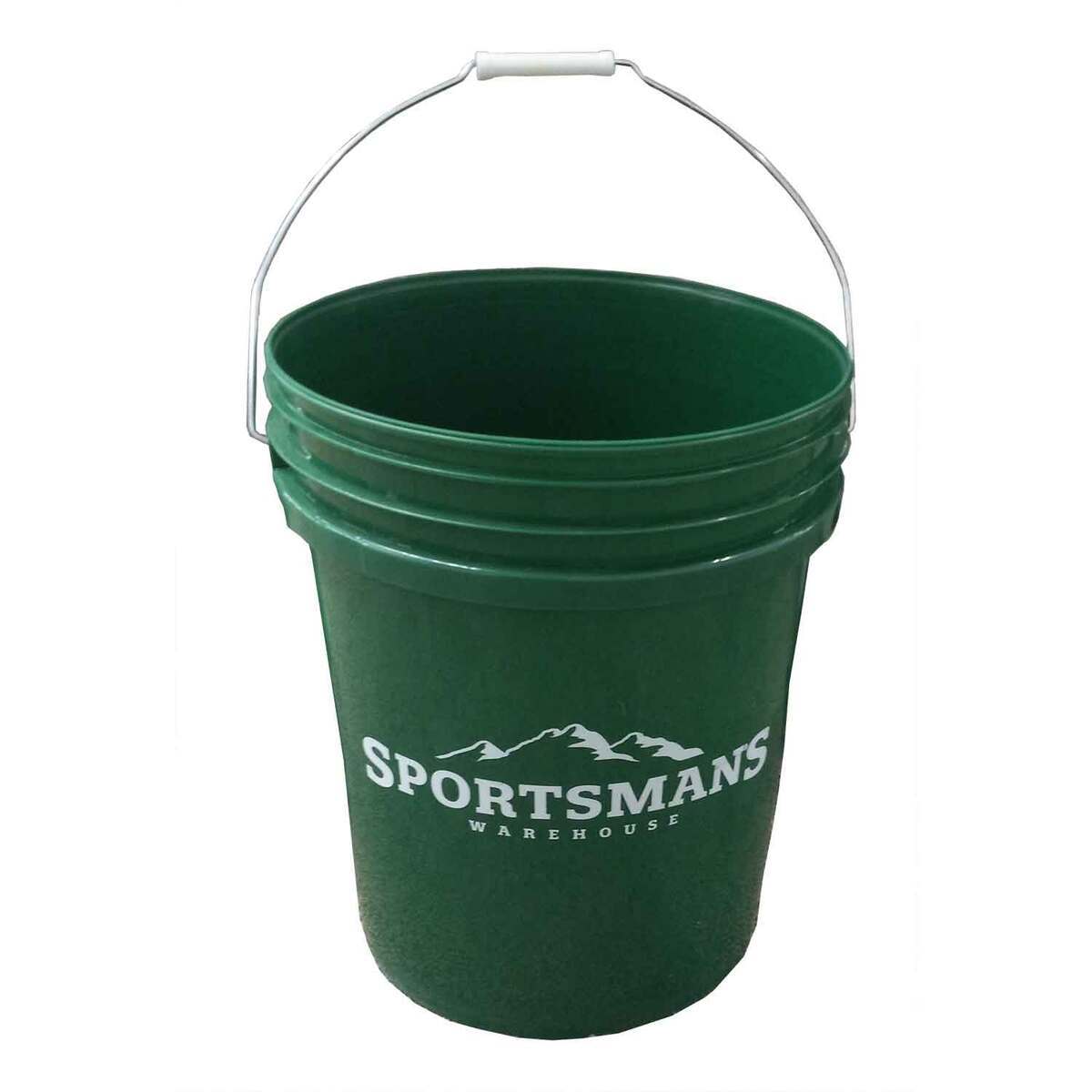 Sportsman's Warehouse 5 Gallon Printed Pail White - White Sportsman's Warehouse 5 Gallon Printed Pail White - White