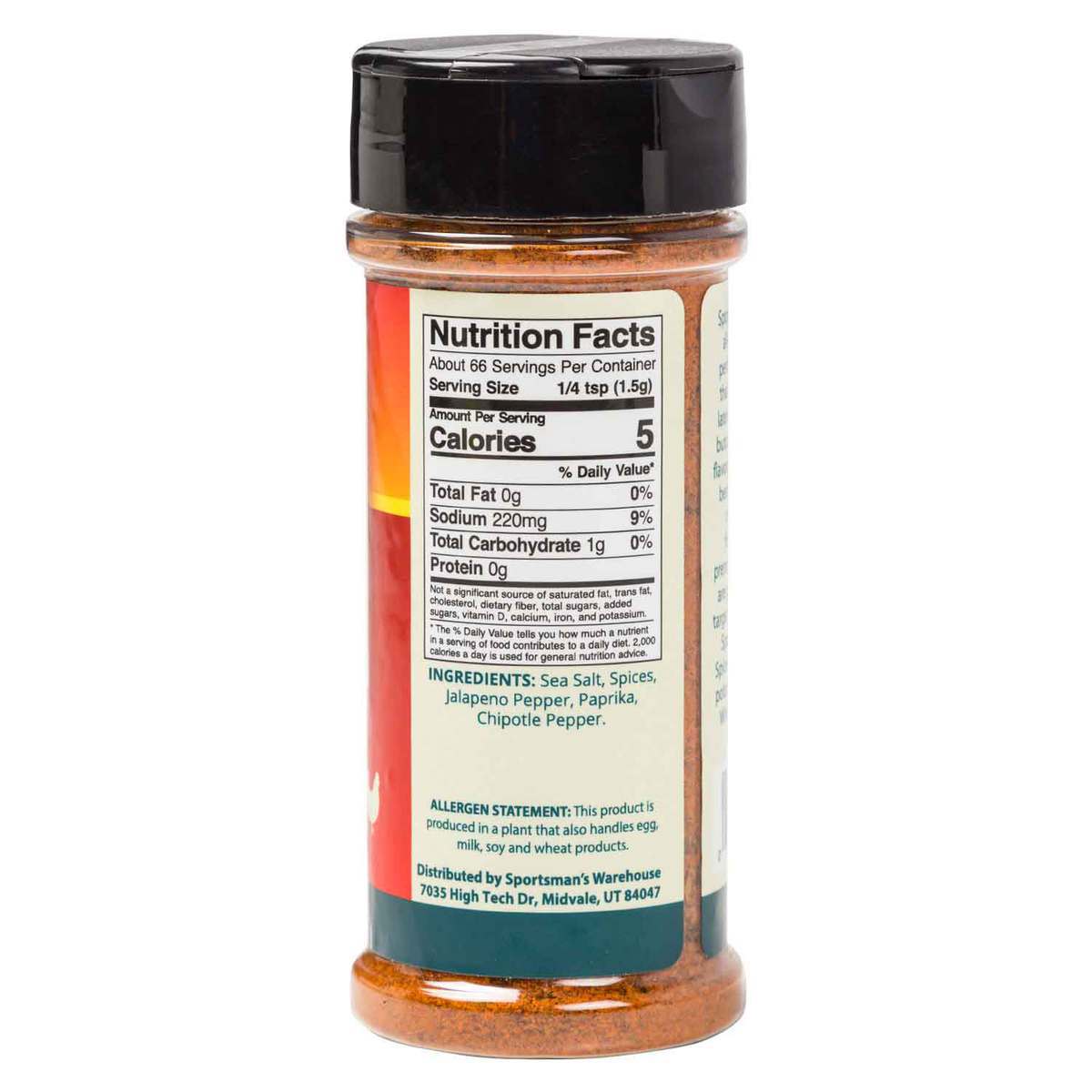 Sportsman's Gourmet Spicy Chipotle & Jalapeno Rub - 3.5oz Sportsman's Gourmet Spicy Chipotle & Jalapeno Rub - 3.5oz
