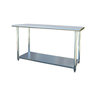 Sportsman's Series 24 x 60 inch Stainless Steel Work Table - Silver
