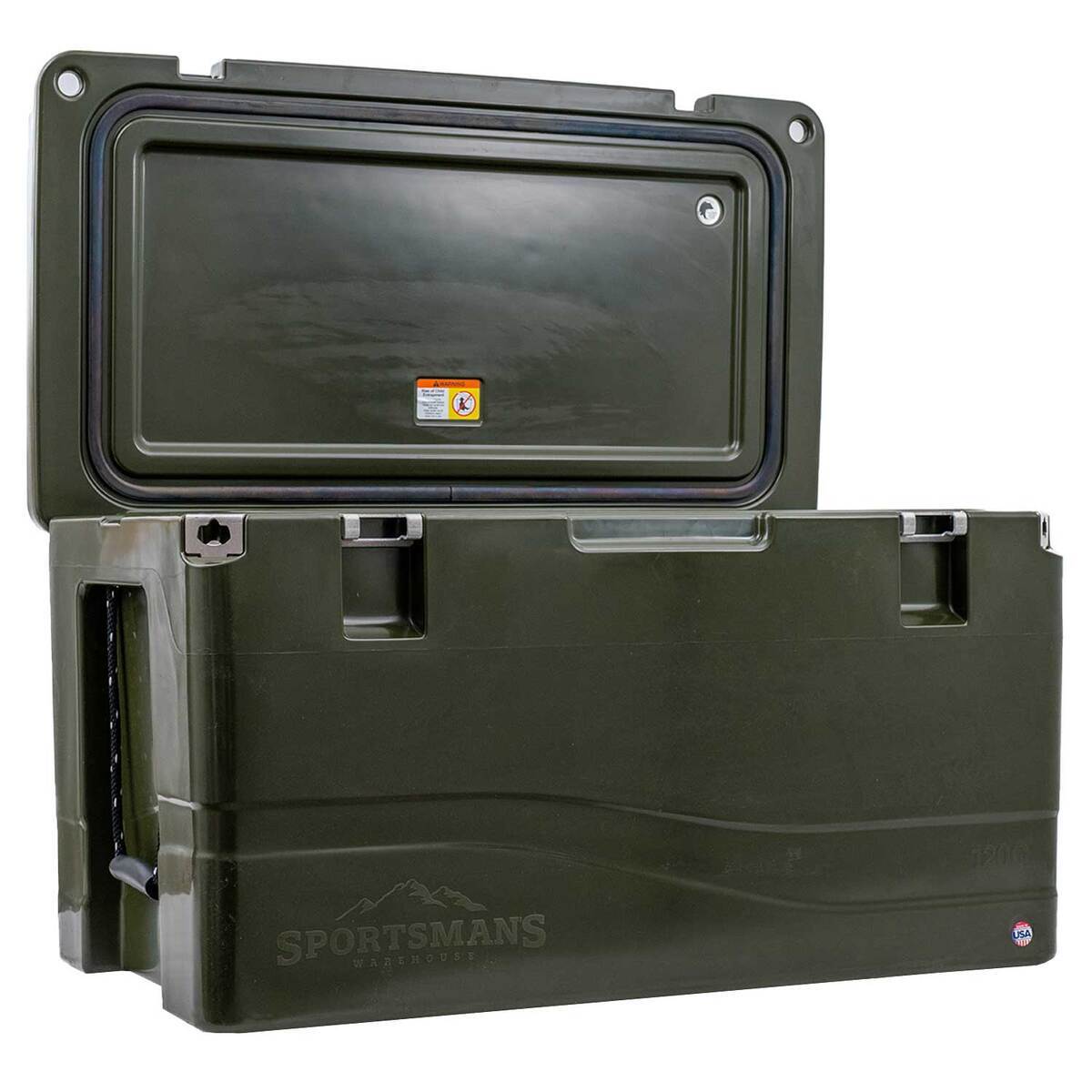 Sportsman's Warehouse 120 Quart Hard Cooler - Green - Green Sportsman's Warehouse 120 Quart Hard Cooler - Green - Green