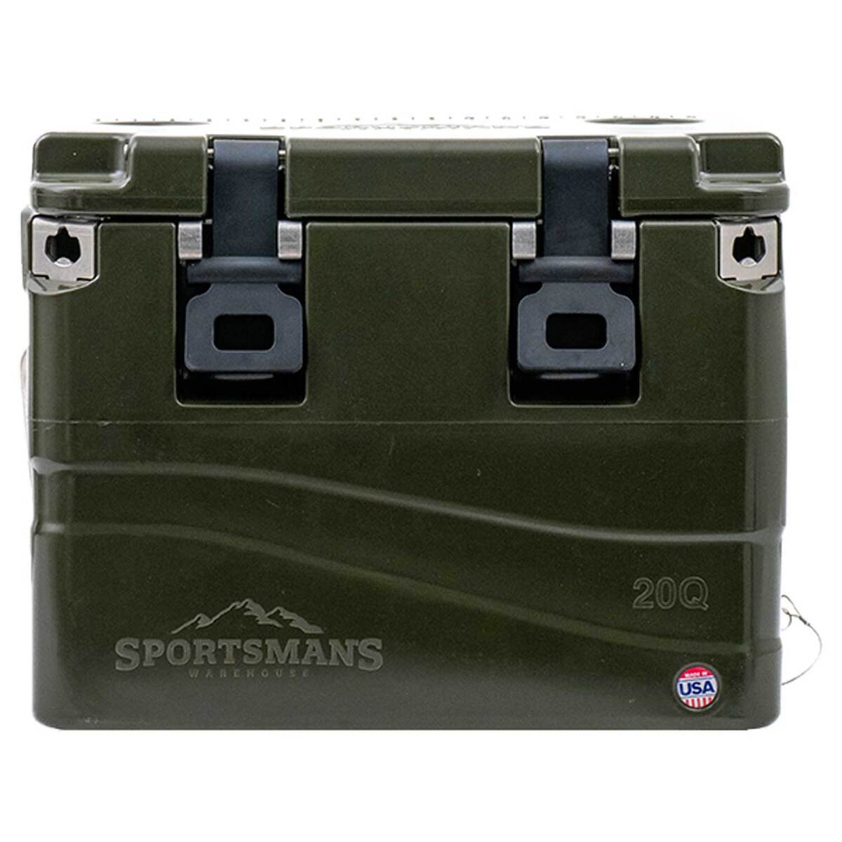 Sportsman's Warehouse 20 Quart Hard Cooler - Green - Green Sportsman's Warehouse 20 Quart Hard Cooler - Green - Green