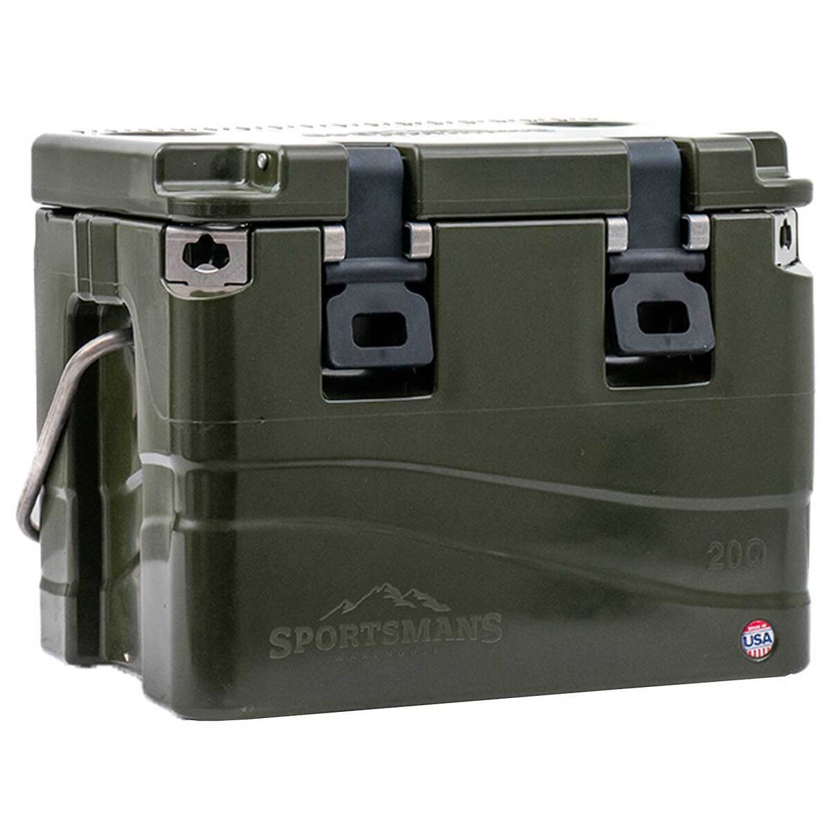 Sportsman's Warehouse 20 Quart Hard Cooler - Green - Green Sportsman's Warehouse 20 Quart Hard Cooler - Green - Green