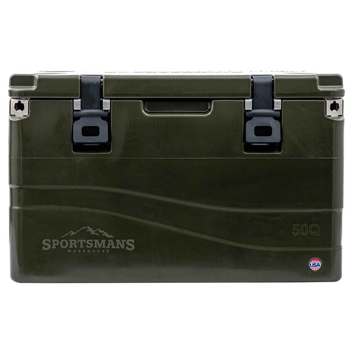 Sportsman's Warehouse 50 Quart Hard Cooler - Green - Green Sportsman's Warehouse 50 Quart Hard Cooler - Green - Green