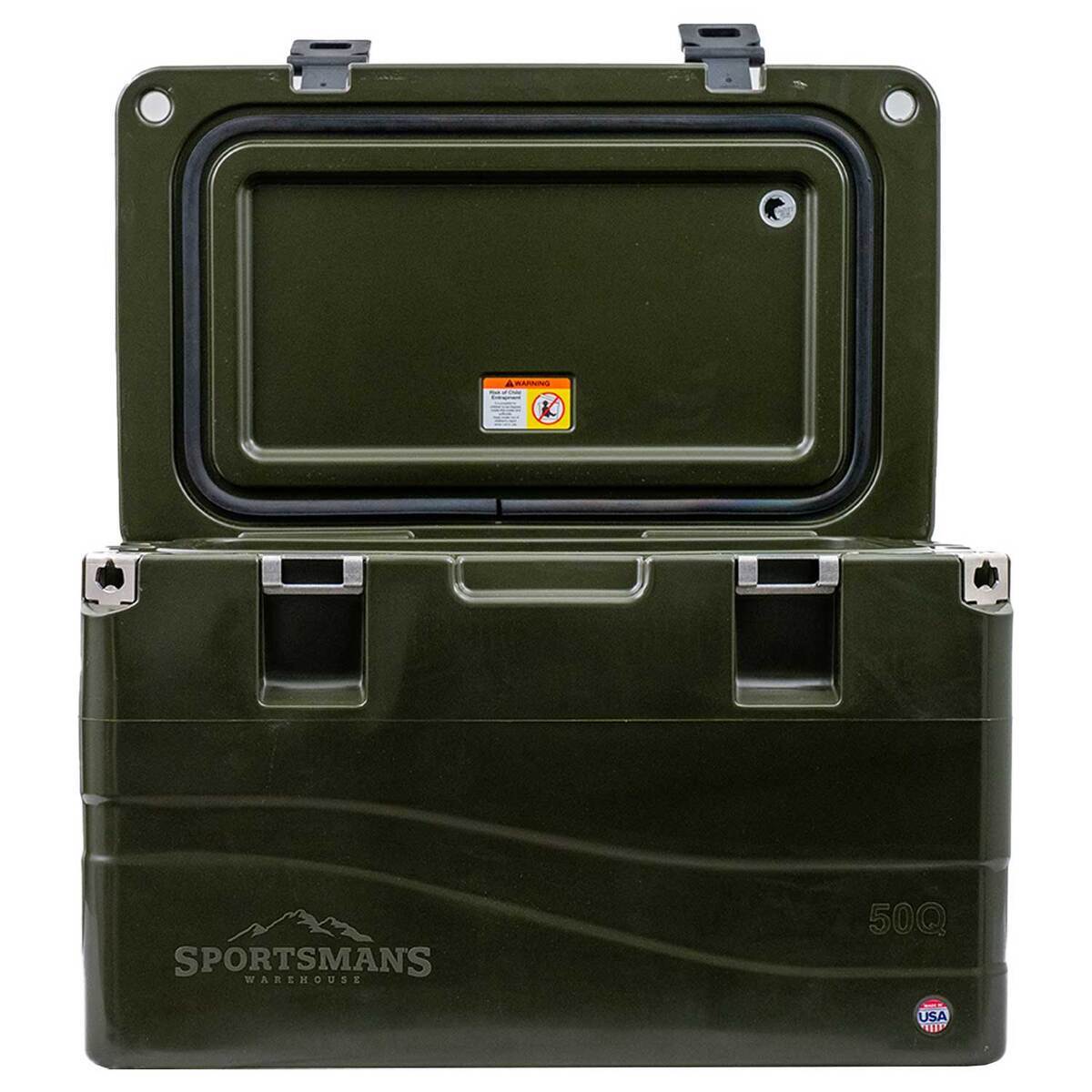 Sportsman's Warehouse 50 Quart Hard Cooler - Green - Green Sportsman's Warehouse 50 Quart Hard Cooler - Green - Green