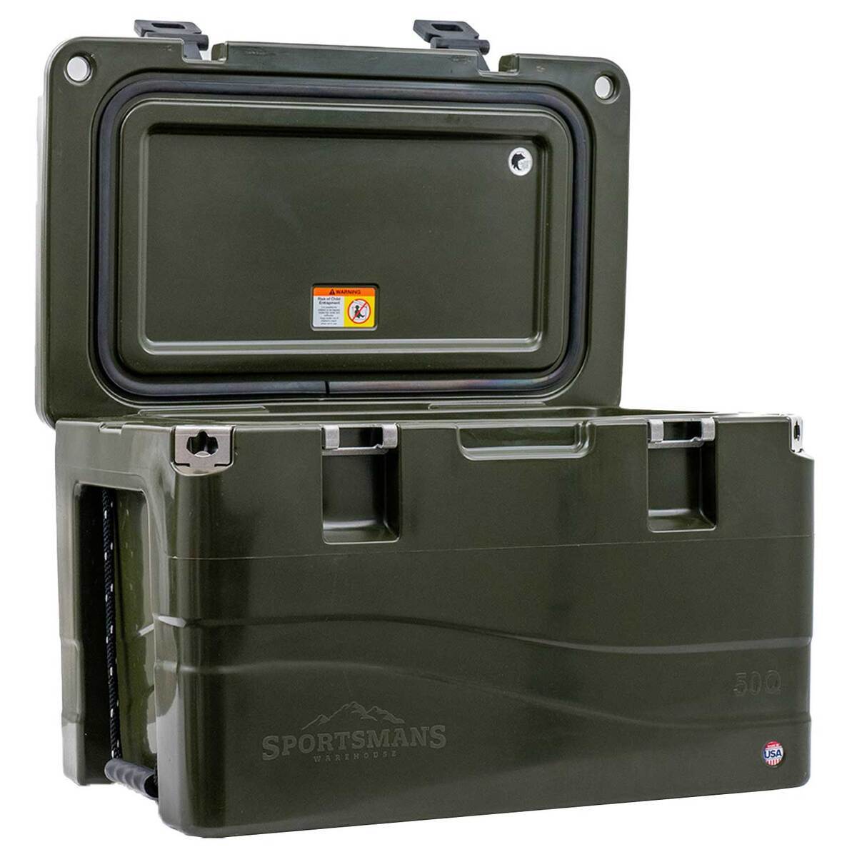 Sportsman's Warehouse 50 Quart Hard Cooler - Green - Green Sportsman's Warehouse 50 Quart Hard Cooler - Green - Green