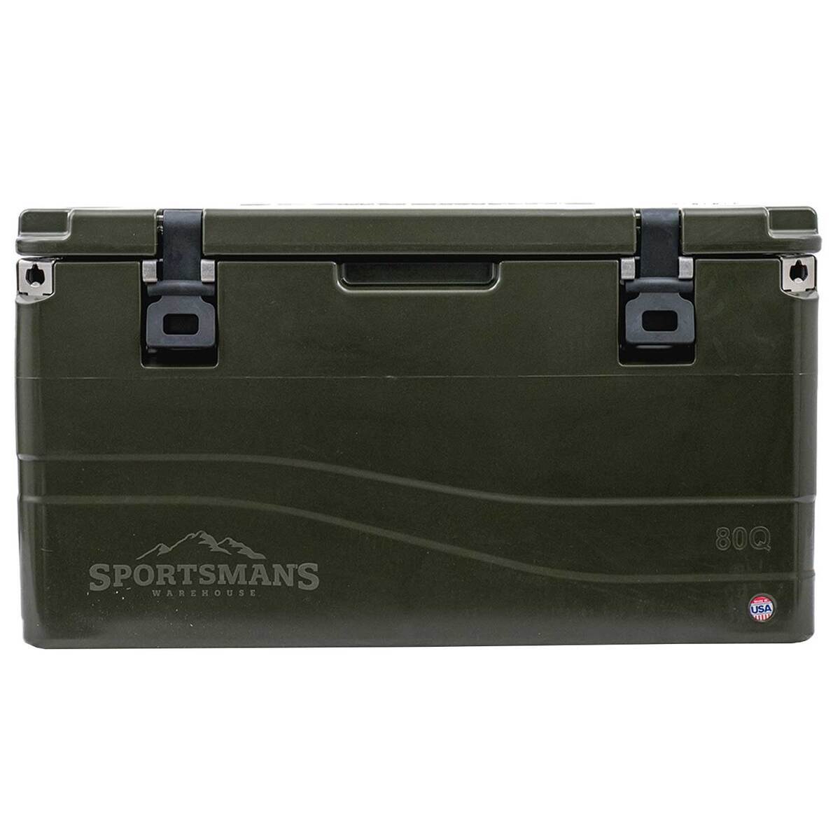 Sportsman's Warehouse 80 Quart Hard Cooler - Green - Green Sportsman's Warehouse 80 Quart Hard Cooler - Green - Green