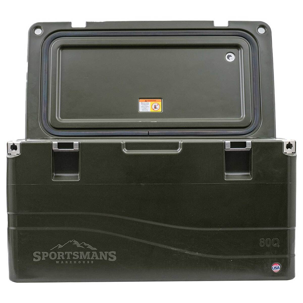Sportsman's Warehouse 80 Quart Hard Cooler - Green - Green Sportsman's Warehouse 80 Quart Hard Cooler - Green - Green