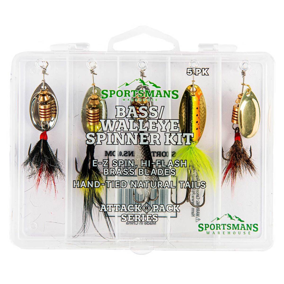 Sportsman's Warehouse Attack Pack Spinner Kit 5 Pack | Sportsman's ...