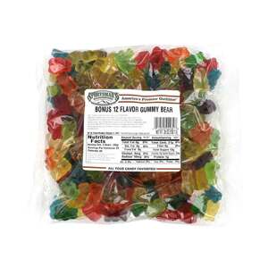 Rucker's Bonus 12 Flavor Gummy Bear Candy - 23 Servings