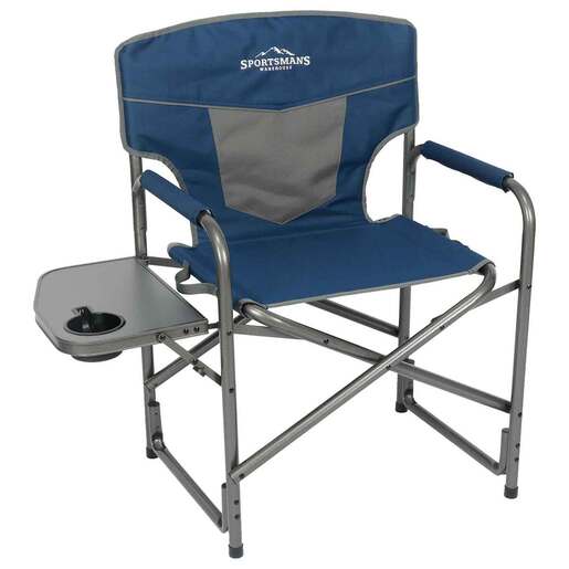 Sportsman's Warehouse Director's Chair with Side Table - Blue One Size