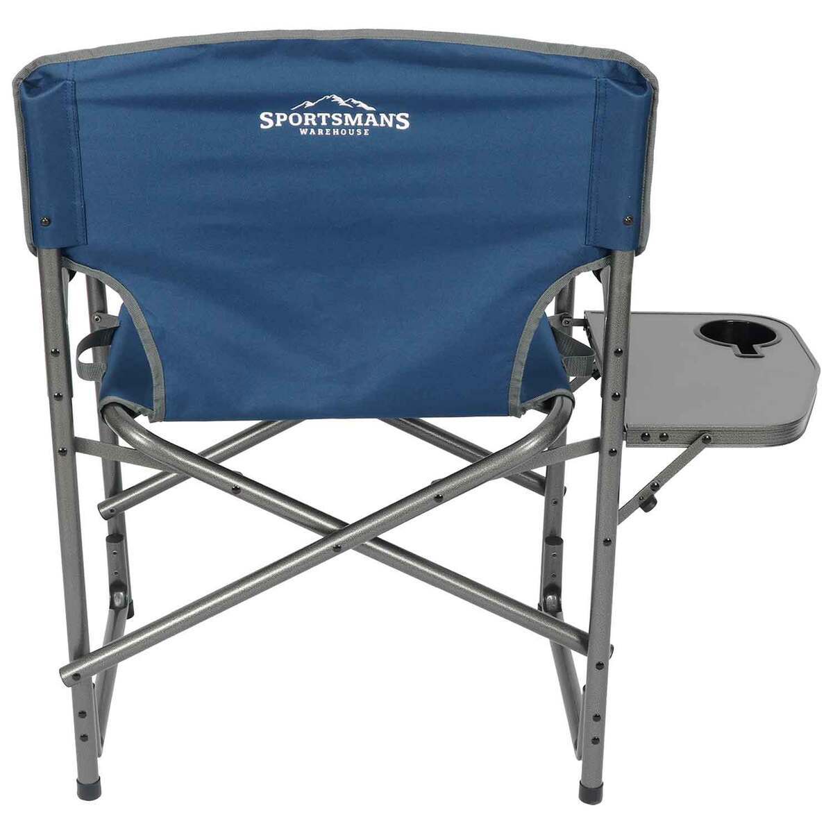 Sportsman's Warehouse Director's Chair with Side Table - Blue - Blue One Size Sportsman's Warehouse Director's Chair with Side Table - Blue - Blue One Size
