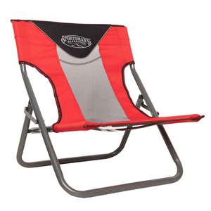 Sportsman's Warehouse Ground Lounger Camp Chair - Red
