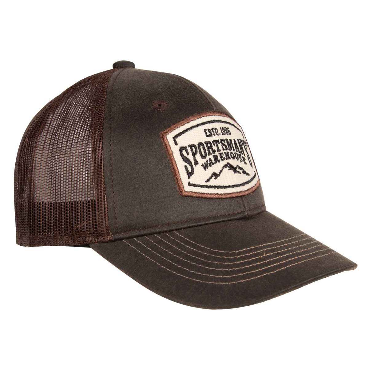 Sportsman's Warehouse Men's Distressed Woven Patch Hat - Brown - Brown One Size Fits Most Sportsman's Warehouse Men's Distressed Woven Patch Hat - Brown - Brown One Size Fits Most