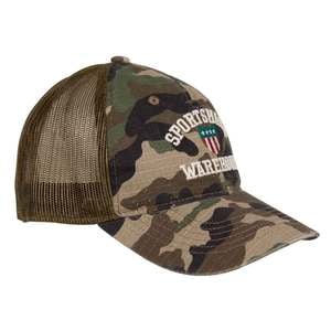 Sportsman's Warehouse Men's Green Camo Flag Hat