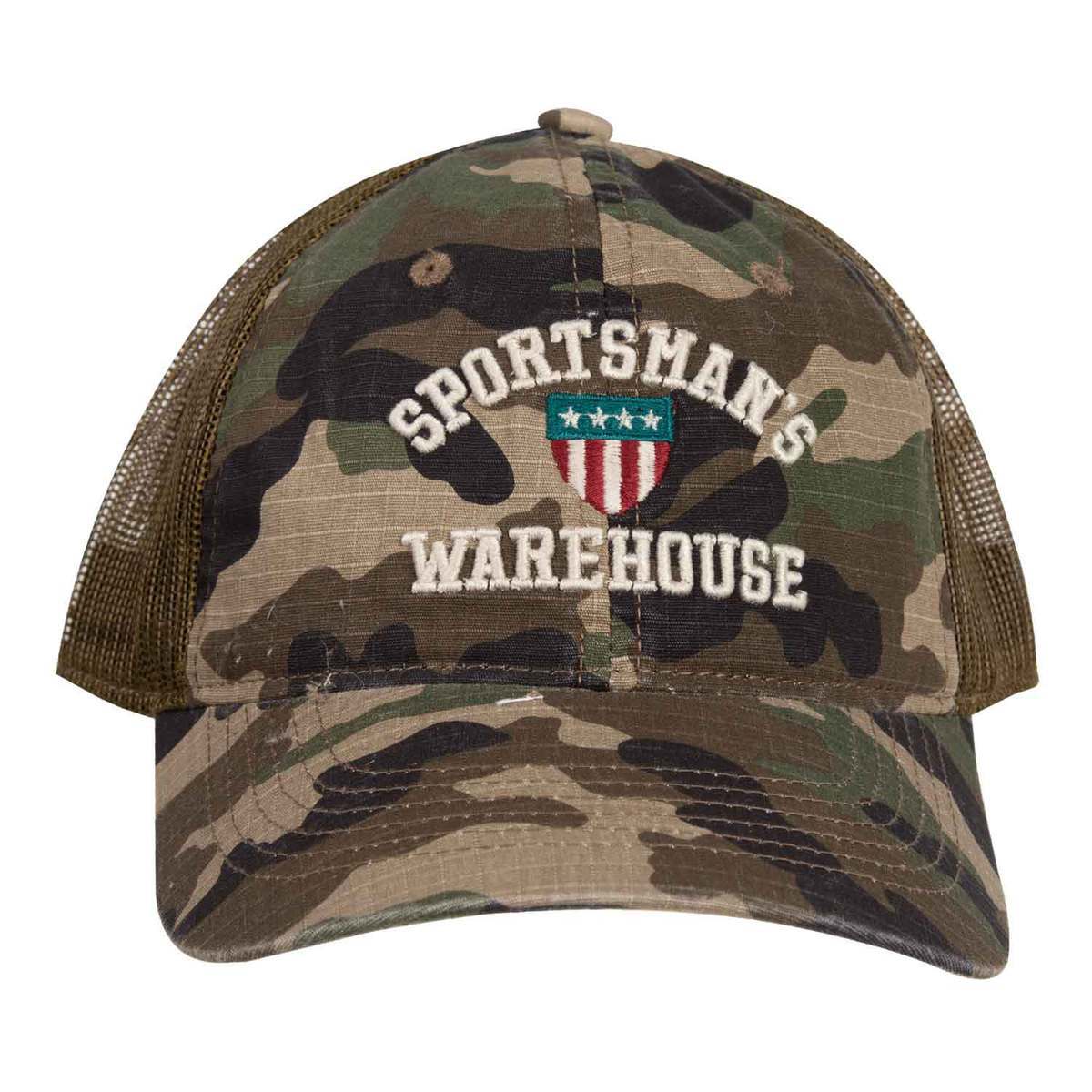 Sportsman's Warehouse Men's Green Camo Flag Hat - Green Camo One Size Fits Most Sportsman's Warehouse Men's Green Camo Flag Hat - Green Camo One Size Fits Most