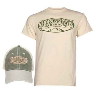 Sportsman's Warehouse Men's Hat and Short Sleeve Shirt Combo