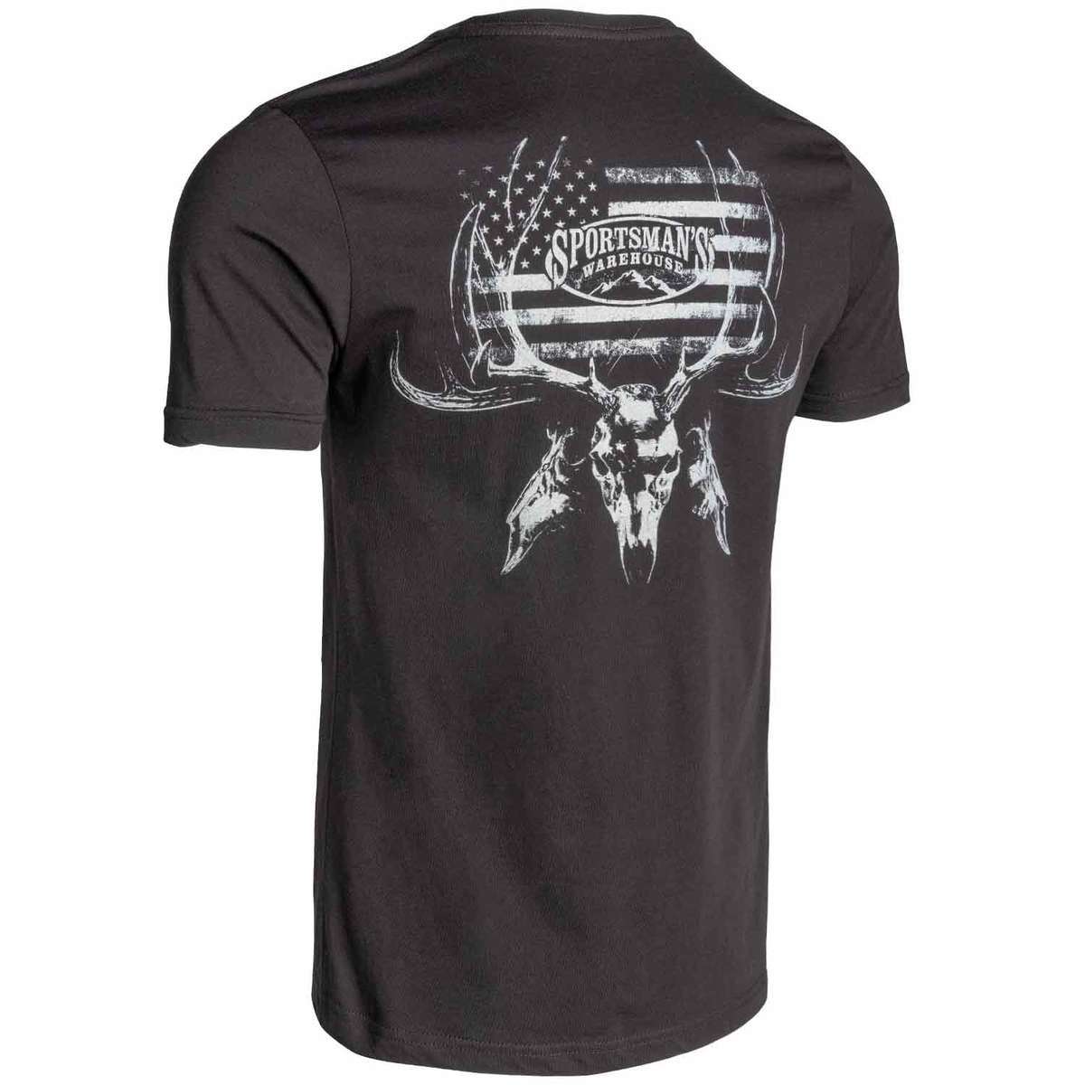 Sportsman's Warehouse Men's Patriotic Short Sleeve Casual Shirt Sportsman's Warehouse Men's Patriotic Short Sleeve Casual Shirt