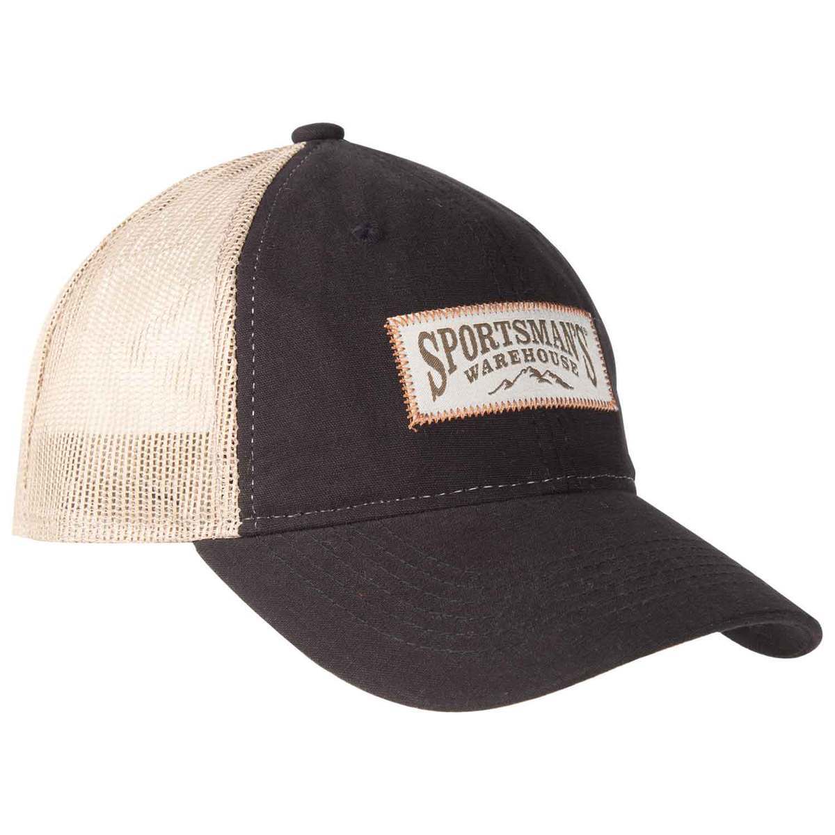 Sportsman's Warehouse Men's Solid Front Logo Patch Adjustable Hat Sportsman's Warehouse Men's Solid Front Logo Patch Adjustable Hat