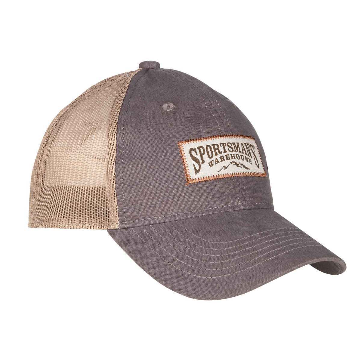 Sportsman's Warehouse Men's Solid Front Logo Patch Adjustable Hat Sportsman's Warehouse Men's Solid Front Logo Patch Adjustable Hat
