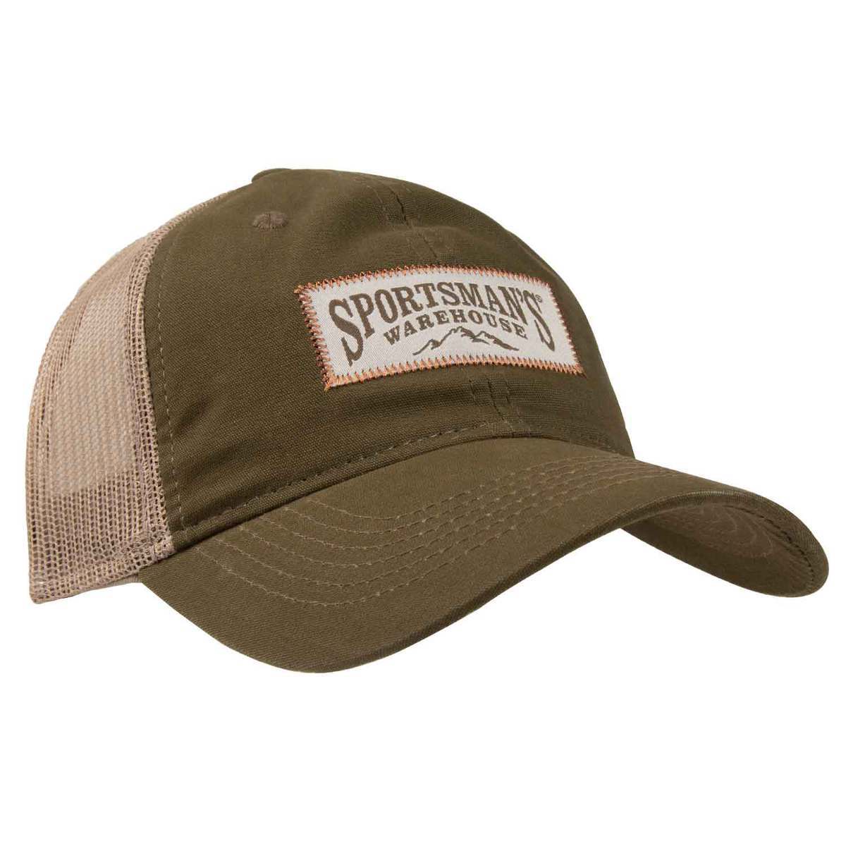 Sportsman's Warehouse Men's Solid Front Logo Patch Adjustable Hat Sportsman's Warehouse Men's Solid Front Logo Patch Adjustable Hat