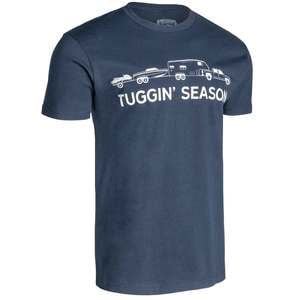 Sportsman's Warehouse Men's Tuggin' Time Short Sleeve Casual Shirt - Navy - L