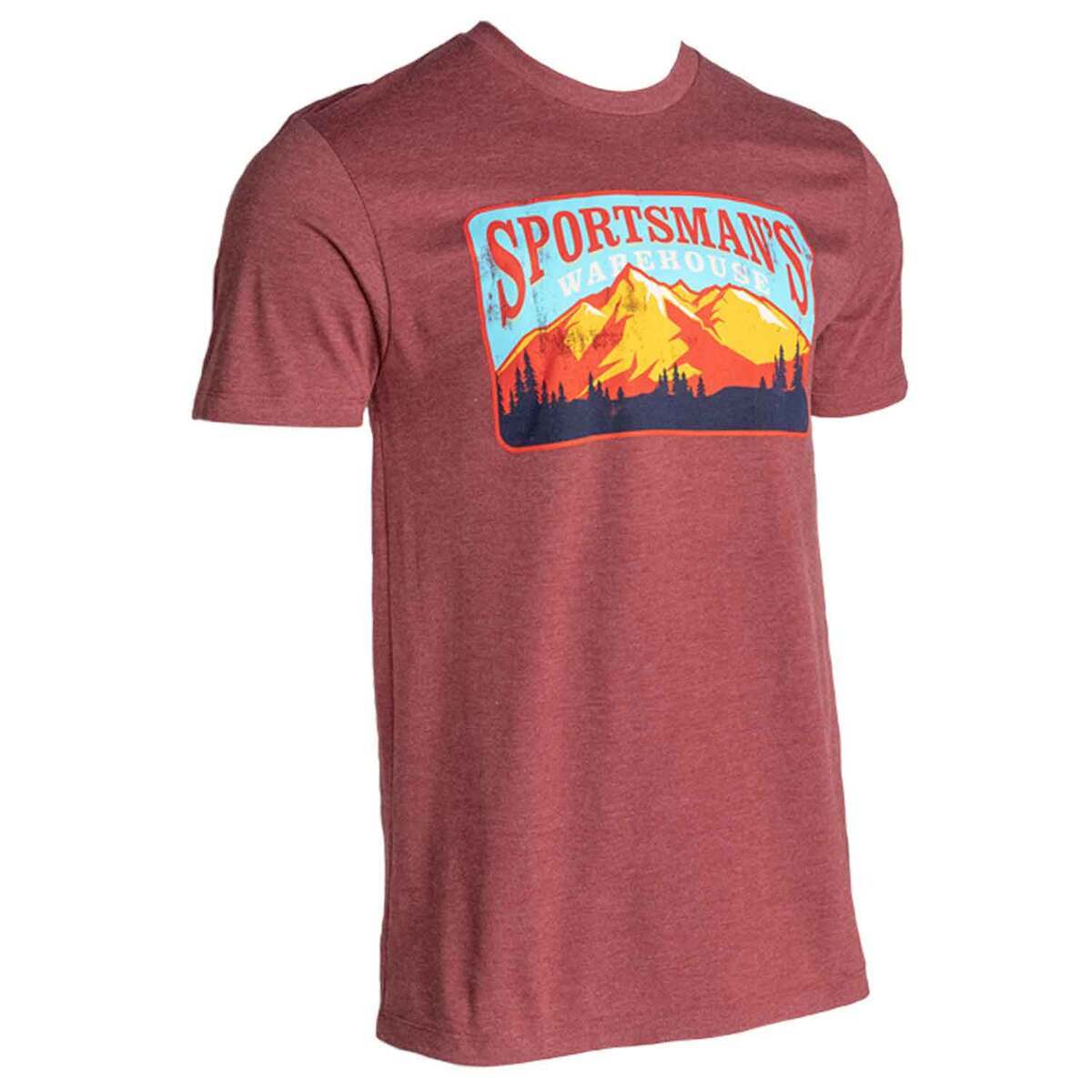 Sportsman's Warehouse Men's Vintage Short Sleeve Casual Shirt Sportsman's Warehouse Men's Vintage Short Sleeve Casual Shirt