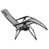 Sportsman's Warehouse Mesh XL Zero Gravity Lounger with Side Table - Gray - Gray