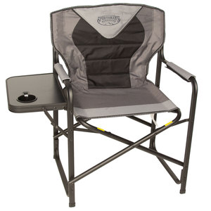 Sportsman's Warehouse Padded Directors Camp Chair w/ Table - Gray
