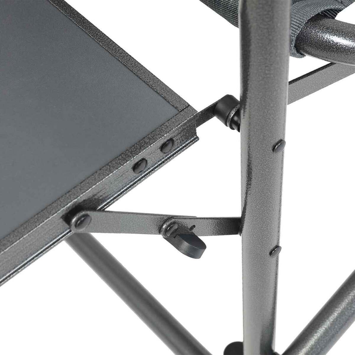 Sportsman's Warehouse Padded Director's Chair with Side Table - Gray - Gray One Size Sportsman's Warehouse Padded Director's Chair with Side Table - Gray - Gray One Size