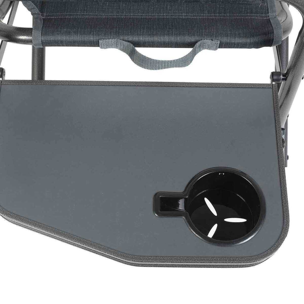 Sportsman's Warehouse Padded Director's Chair with Side Table - Gray - Gray One Size Sportsman's Warehouse Padded Director's Chair with Side Table - Gray - Gray One Size