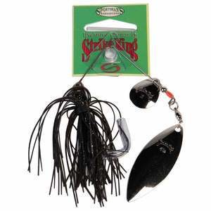 Sportsman's Warehouse Premium Spinnerbait - Black, 3/8oz