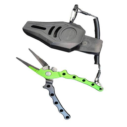 Sportsman's Warehouse Pro Pliers withHolster - Green/Black