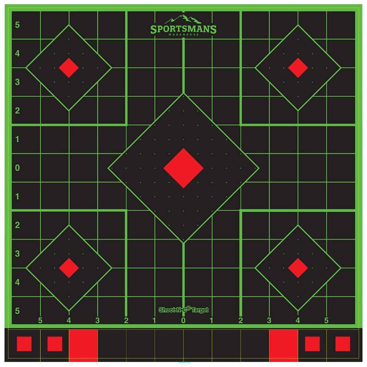 Graph Paper Target Sportsman's Warehouse Shoot-N-C Paper Targets - 6 Pack | Sportsman's ...