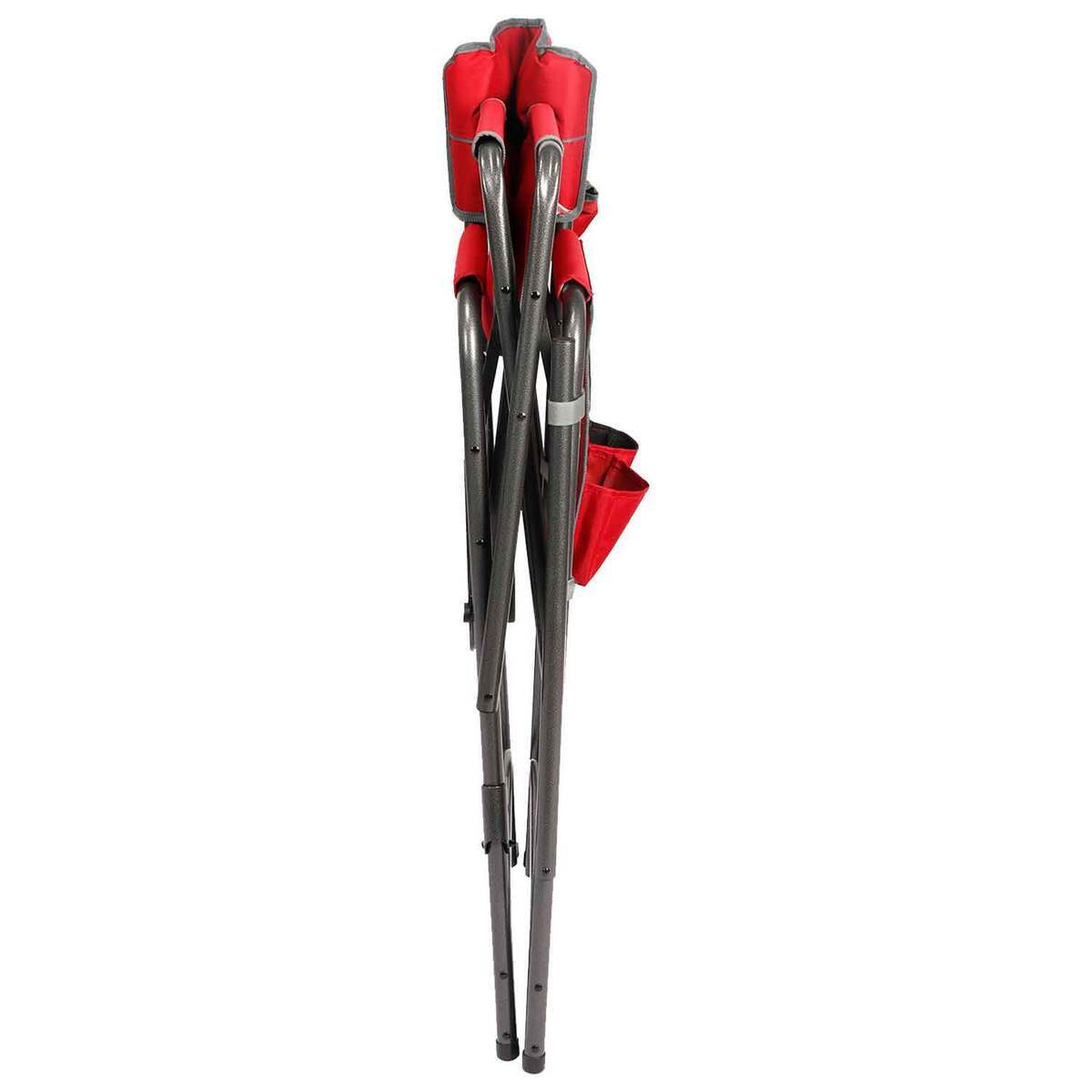 Sportsman's Warehouse Tall Director's Chair with Side Table - Red - Red One Size Sportsman's Warehouse Tall Director's Chair with Side Table - Red - Red One Size