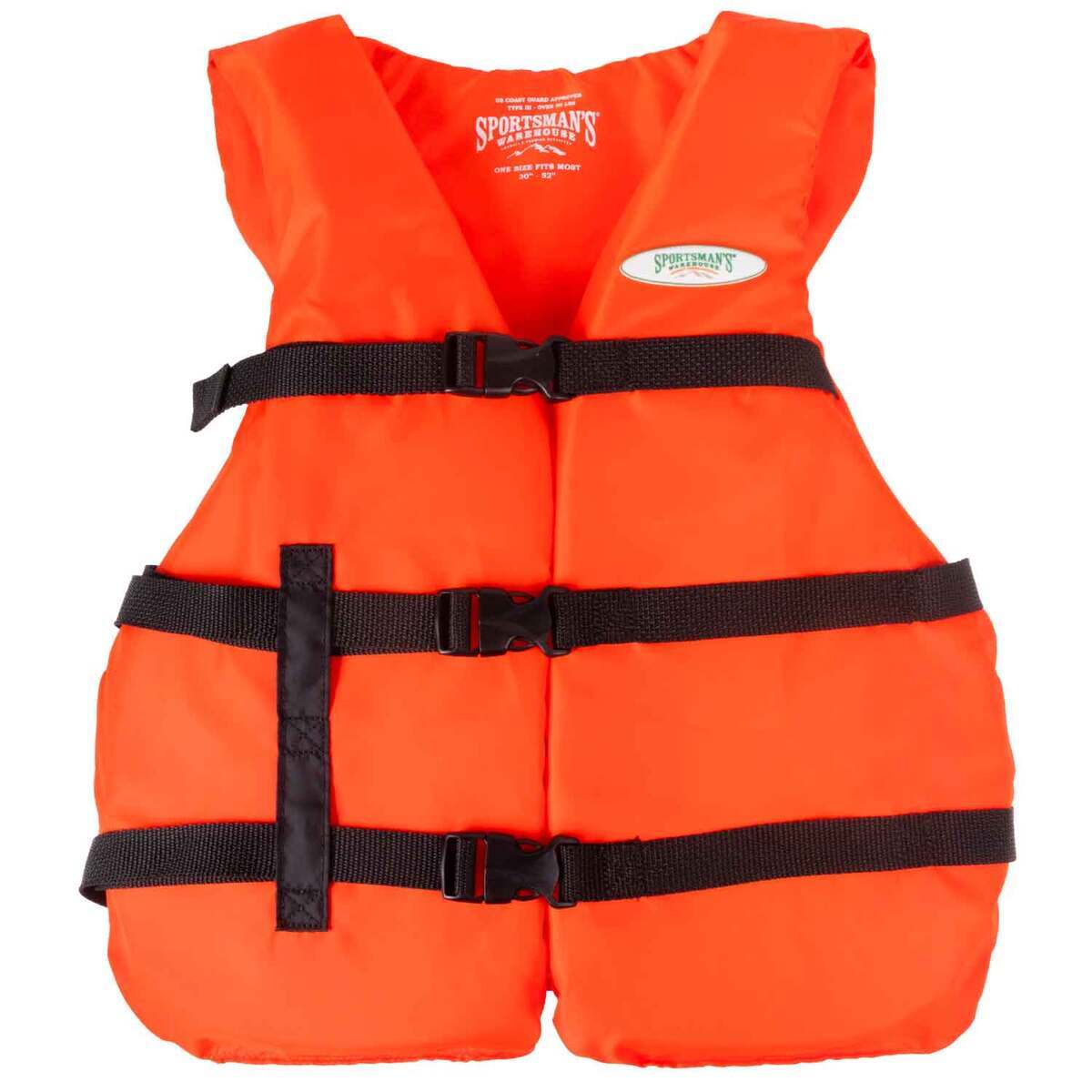 Sportsman's Warehouse Type III PFD Life Jacket - Orange Sportsman's Warehouse Type III PFD Life Jacket - Orange