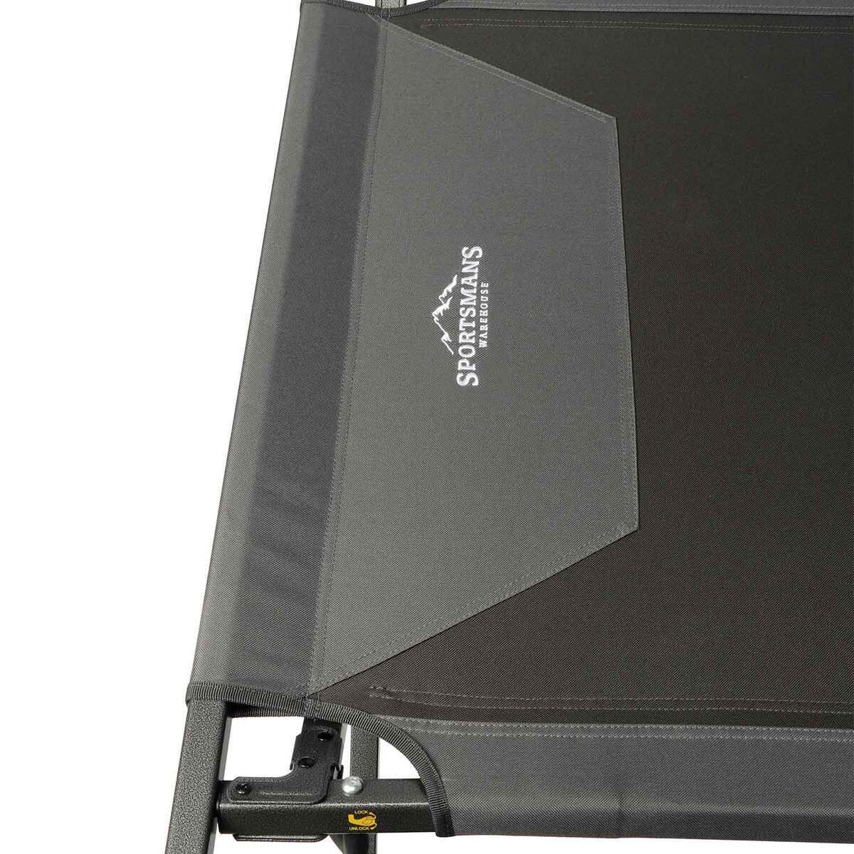Sportsman's Warehouse XL Camp Cot - Black - Black XL Sportsman's Warehouse XL Camp Cot - Black - Black XL