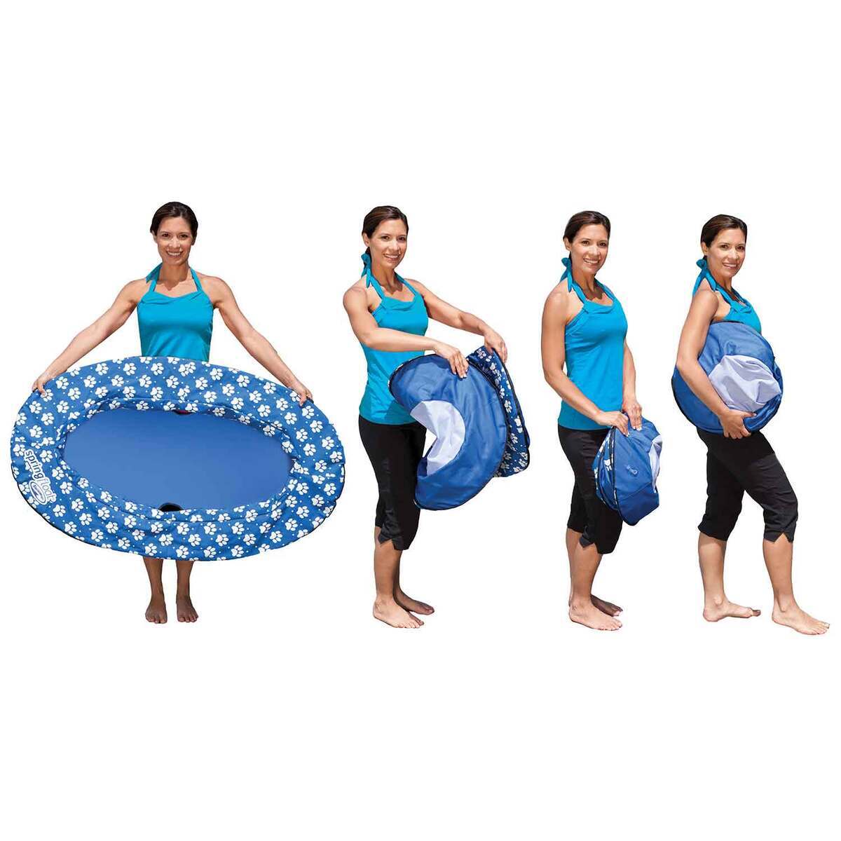 SwimWays Spring Float Paddle Paws Pool Float - Blue SwimWays Spring Float Paddle Paws Pool Float - Blue