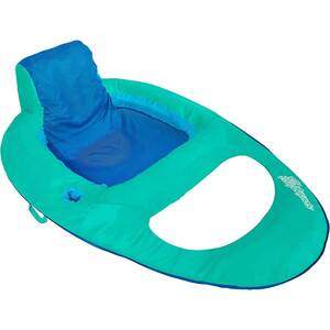 SwimWays Spring Float Recliner 1 Person Pool Lounger