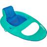 SwimWays Spring Float Recliner 1 Person Pool Lounger - Teal