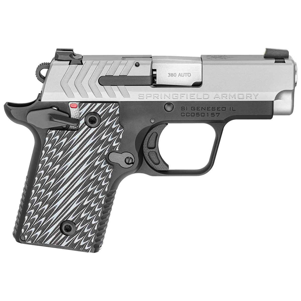 Springfield 911 380 Auto (ACP) 2.7in Stainless Pistol - 7+1 Rounds ...